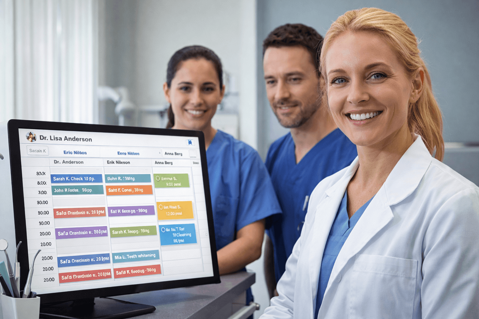 Vista previa de Gestión de salas para visibilidad de la clínica para Clínicas dentales