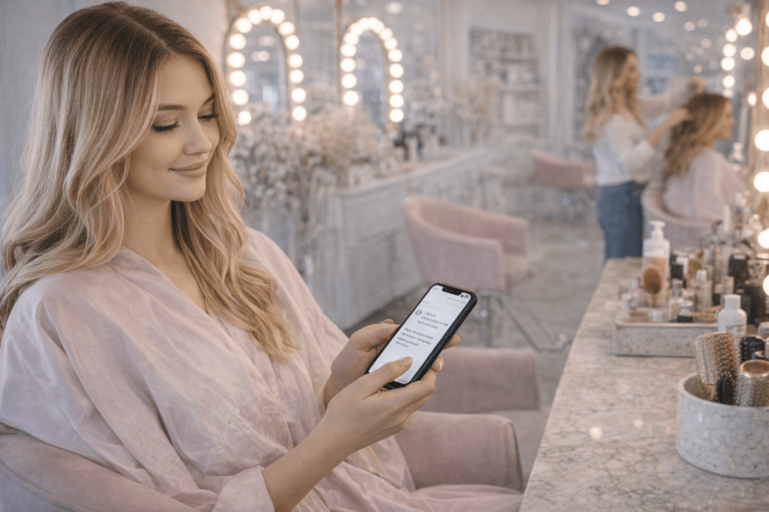 Vista previa de Recordatorios que protegen la silla para Peluquerías