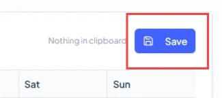 Make sure to hit save