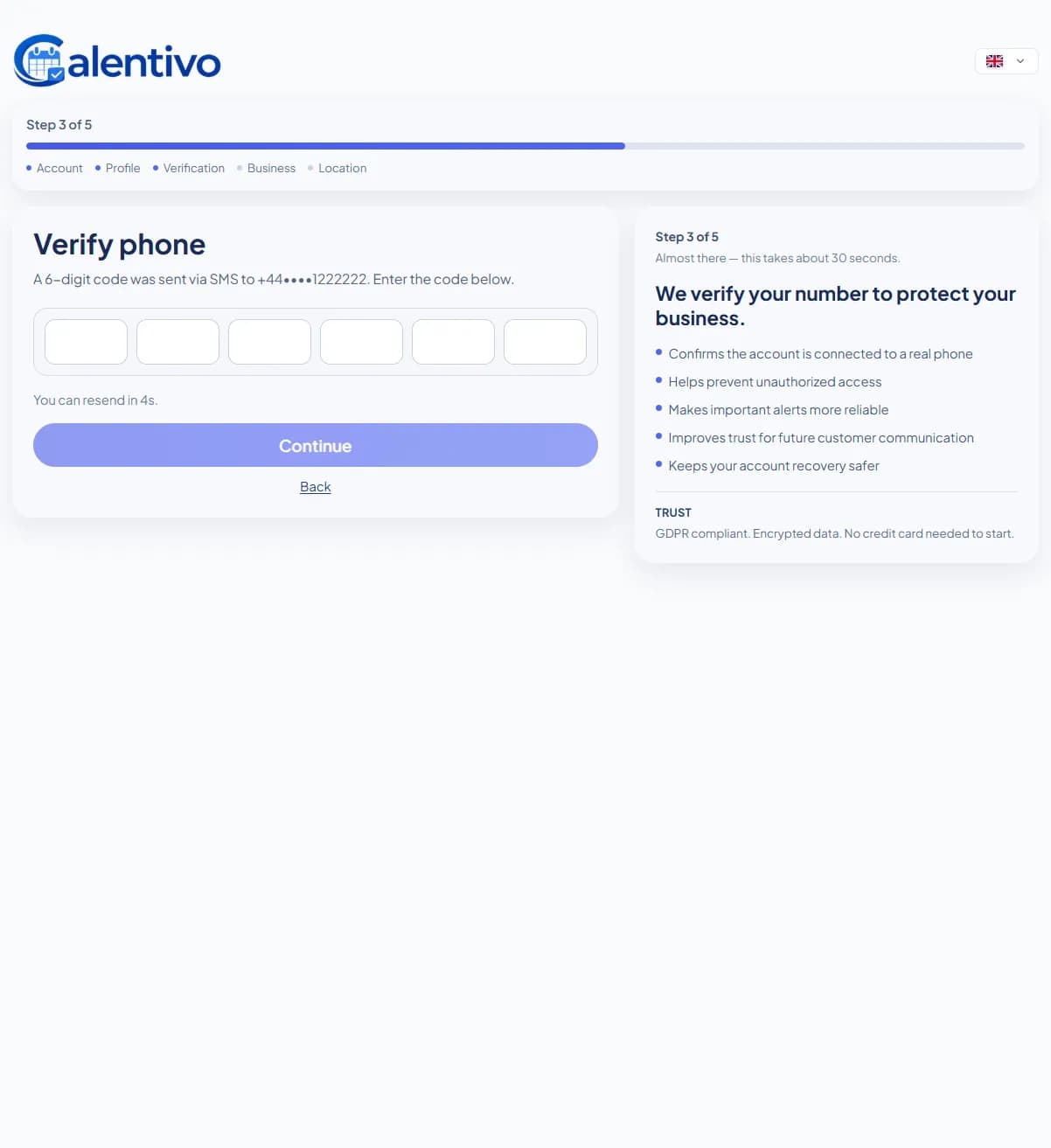 VERIFY YOUR PHONE NUMBER