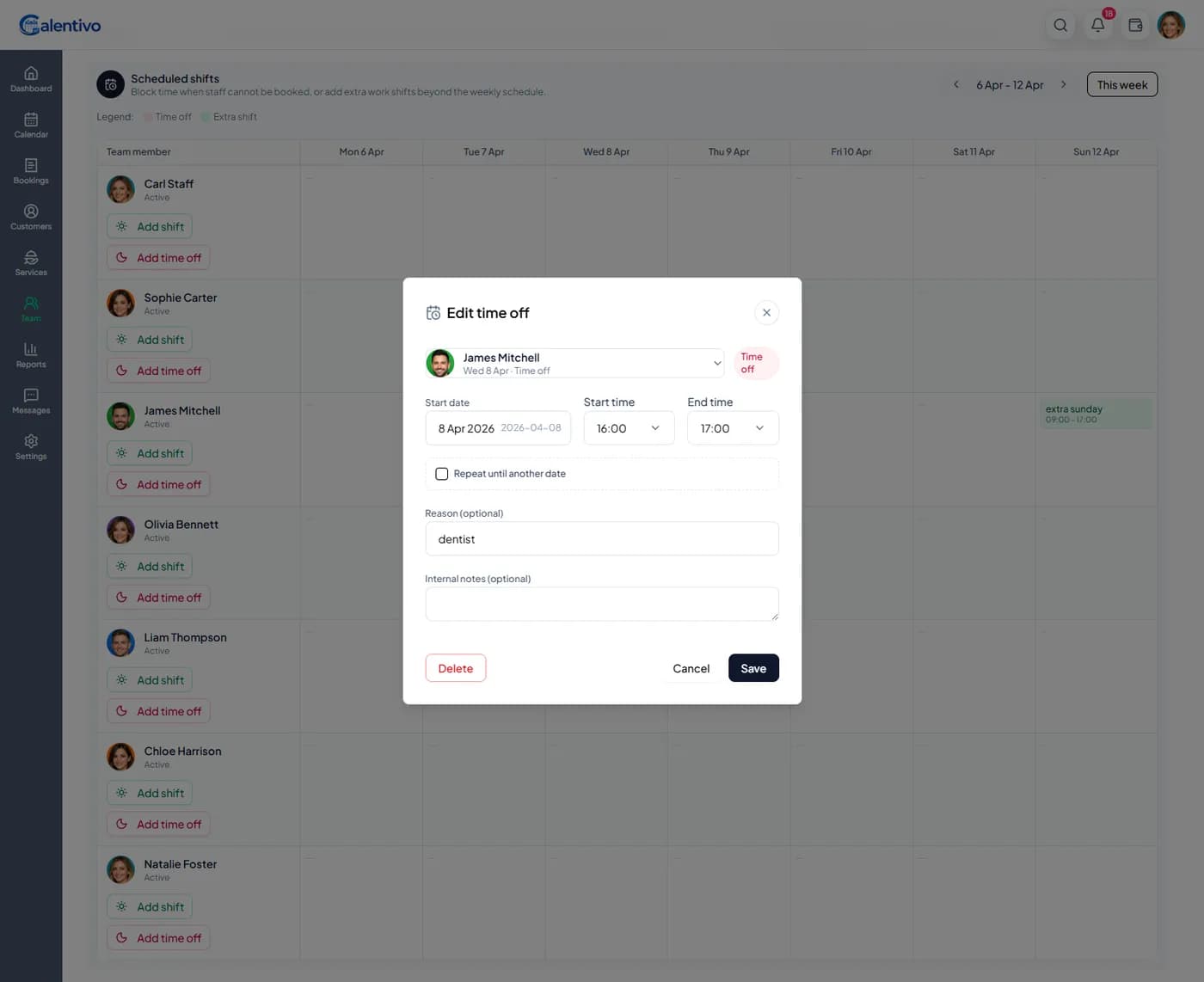 add breaks to schedule