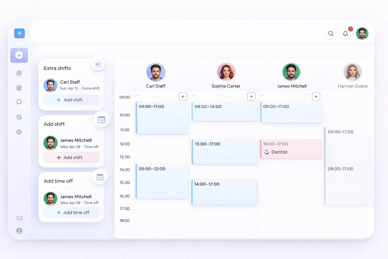 Set Weekly Schedules, Breaks, And Temporary Overrides